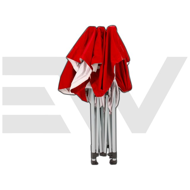 closed gazebo - red